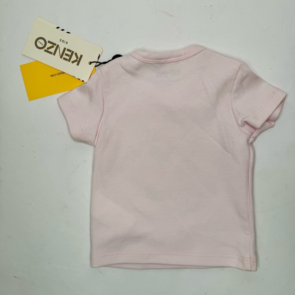 NWT KENZO Baby Elephant Logo 2 Piece Set Top Leggings Pink Reversible Size 3M - Picture 13 of 16